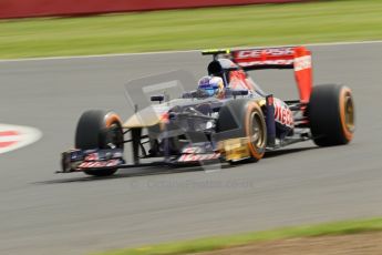 World © Octane Photographic Ltd. F1 British GP - Silverstone, Saturday 29th June 2013 - Practice 3. Scuderia Toro Rosso STR 8 - Daniel Ricciardo. Digital Ref : 0729lw1d0531