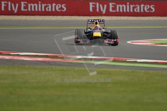 World © Octane Photographic Ltd. F1 British GP - Silverstone, Saturday 29th June 2013 - Practice 3. Infiniti Red Bull Racing RB9 - Mark Webber. Digital Ref : 0729lw1d0556
