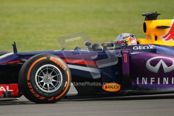 World © Octane Photographic Ltd. F1 British GP - Silverstone, Saturday 29th June 2013 - Practice 3. Infiniti Red Bull Racing RB9 - Sebastian Vettel. Digital Ref : 0729lw1d0576