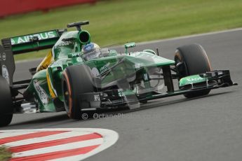 World © Octane Photographic Ltd. F1 British GP - Silverstone, Saturday 29th June 2013 - Practice 3. Caterham F1 Team CT03 - Charles Pic. Digital Ref : 0729lw1d0619