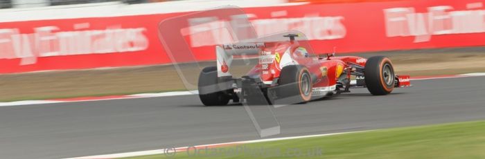 World © Octane Photographic Ltd. F1 British GP - Silverstone, Saturday 29th June 2013 - Practice 3. Scuderia Ferrari F138 - Felipe Massa. Digital Ref : 0729lw1d0746