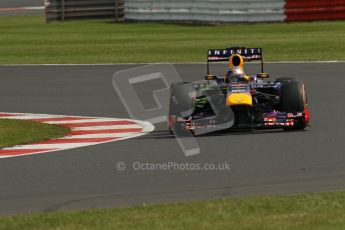 World © Octane Photographic Ltd. F1 British GP - Silverstone, Saturday 29th June 2013 - Practice 3. Infiniti Red Bull Racing RB9 - Sebastian Vettel. Digital Ref : 0729lw1d0872