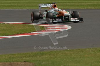 World © Octane Photographic Ltd. F1 British GP - Silverstone, Saturday 29th June 2013 - Practice 3. Sahara Force India VJM06 - Paul di Resta. Digital Ref : 0729lw1d0889