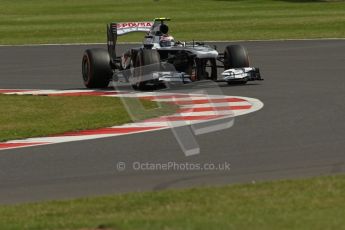 World © Octane Photographic Ltd. F1 British GP - Silverstone, Saturday 29th June 2013 - Practice 3. Williams FW35 - Valtteri Bottas. Digital Ref : 0729lw1d0897