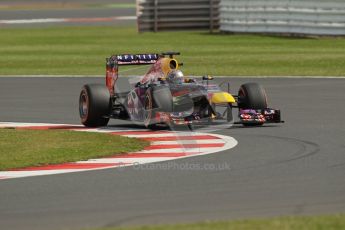 World © Octane Photographic Ltd. F1 British GP - Silverstone, Saturday 29th June 2013 - Practice 3. Infiniti Red Bull Racing RB9 - Sebastian Vettel. Digital Ref : 0729lw1d0969