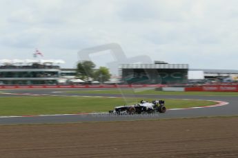 World © Octane Photographic Ltd. F1 British GP - Silverstone, Saturday 29th June 2013 - Practice 3. Williams FW35 - Valtteri Bottas. Digital Ref : 0729lw1d1602