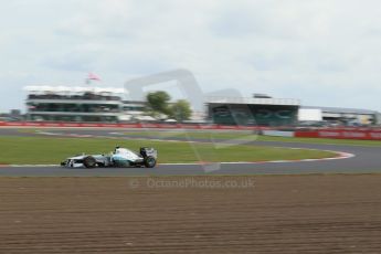 World © Octane Photographic Ltd. F1 British GP - Silverstone, Saturday 29th June 2013 - Practice 3. Mercedes AMG Petronas F1 W04 - Nico Rosberg. Digital Ref : 0729lw1d1611