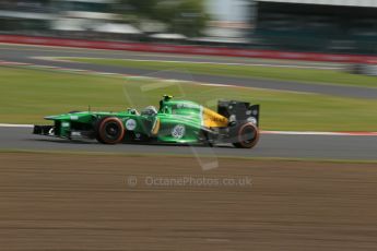 World © Octane Photographic Ltd. F1 British GP - Silverstone, Saturday 29th June 2013 - Practice 3. Caterham F1 Team CT03 - Giedo van der Garde. Digital Ref : 0729lw1d1638