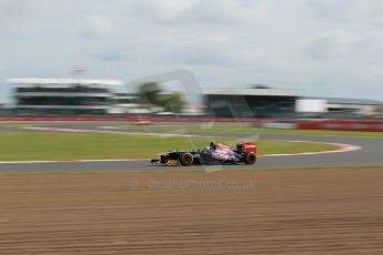 World © Octane Photographic Ltd. F1 British GP - Silverstone, Saturday 29th June 2013 - Practice 3. Scuderia Toro Rosso STR 8 - Daniel Ricciardo. Digital Ref : 0729lw1d1723