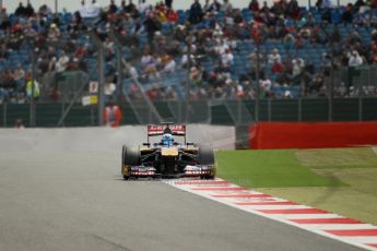 World © Octane Photographic Ltd. F1 British GP - Silverstone, Saturday 29th June 2013 - Qualifying. Scuderia Toro Rosso STR8 - Jean-Eric Vergne. Digital Ref : 0730lw1d1351