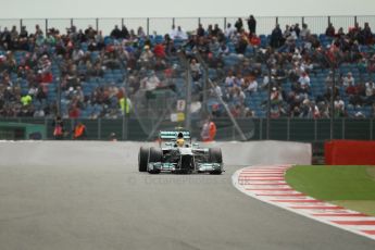 World © Octane Photographic Ltd. F1 British GP - Silverstone, Saturday 29th June 2013 - Qualifying. Mercedes AMG Petronas F1 W04 – Lewis Hamilton. Digital Ref : 0730lw1d1399