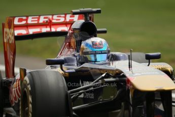 World © Octane Photographic Ltd. F1 British GP - Silverstone, Saturday 29th June 2013 - Qualifying. Scuderia Toro Rosso STR8 - Jean-Eric Vergne. Digital Ref : 0730lw1d1527