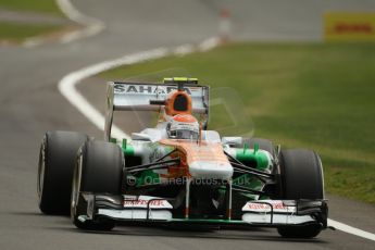 World © Octane Photographic Ltd. F1 British GP - Silverstone, Saturday 29th June 2013 - Qualifying. Sahara Force India VJM06 - Adrian Sutil. Digital Ref : 0730lw1d1540