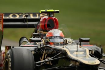 World © Octane Photographic Ltd. F1 British GP - Silverstone, Saturday 29th June 2013 - Qualifying. Lotus F1 Team E21 - Romain Grosjean. Digital Ref : 0730lw1d1551