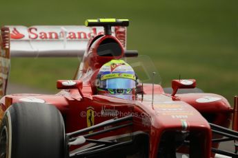 World © Octane Photographic Ltd. F1 British GP - Silverstone, Saturday 29th June 2013 - Qualifying. Scuderia Ferrari F138 - Felipe Massa. Digital Ref : 0730lw1d1574