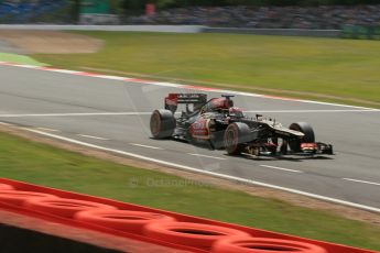 World © Octane Photographic Ltd. F1 British GP - Silverstone, Saturday 29th June 2013 - Qualifying. Lotus F1 Team E21 - Kimi Raikkonen. Digital Ref : 0730lw1d1772