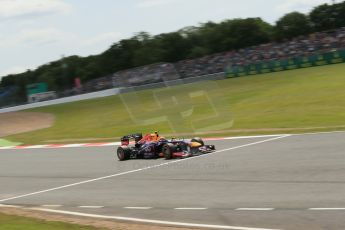 World © Octane Photographic Ltd. F1 British GP - Silverstone, Saturday 29th June 2013 - Qualifying. Infiniti Red Bull Racing RB9 - Mark Webber. Digital Ref : 0730lw1d1851