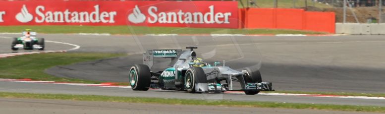 World © Octane Photographic Ltd. F1 British GP - Silverstone, Sunday 30th June 2013 - Race. Mercedes AMG Petronas F1 W04 - Nico Rosberg. Digital Ref : 0734lw1d2032