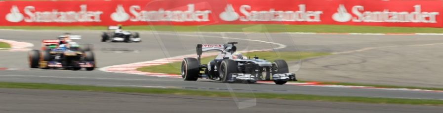 World © Octane Photographic Ltd. F1 British GP - Silverstone, Sunday 30th June 2013 - Race. Williams FW35 - Pastor Maldonado. Digital Ref : 0734lw1d2055