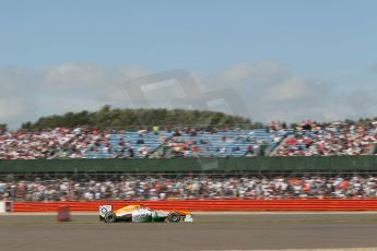 World © Octane Photographic Ltd. F1 British GP - Silverstone, Sunday 30th June 2013 - Race. Sahara Force India VJM06 - Adrian Sutil. Digital Ref : 0734lw1d2125