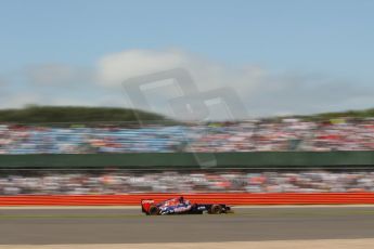 World © Octane Photographic Ltd. F1 British GP - Silverstone, Sunday 30th June 2013 - Race. Scuderia Toro Rosso STR8 - Jean-Eric Vergne. Digital Ref : 0734lw1d2245