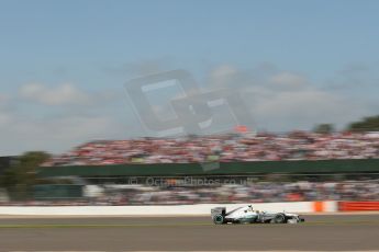 World © Octane Photographic Ltd. F1 British GP - Silverstone, Sunday 30th June 2013 - Race. Mercedes AMG Petronas F1 W04 – Lewis Hamilton. Digital Ref : 0734lw1d2259