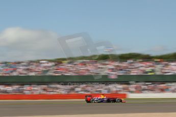 World © Octane Photographic Ltd. F1 British GP - Silverstone, Sunday 30th June 2013 – Race. Infiniti Red Bull Racing RB9 - Sebastian Vettel. Digital Ref : 0734lw1d2267