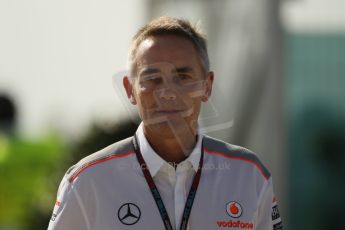 World © Octane Photographic Ltd. F1 British GP - Silverstone, Sunday 30th June 2013 – F1 Paddock. Martin Whitmarsh - Vodafone McLaren Mercedes. Digital Ref : 0733lw1d1603