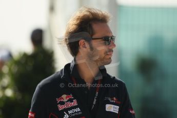 World © Octane Photographic Ltd. F1 British GP - Silverstone, Sunday 30th June 2013 – F1 Paddock. Jean-Eric Vergne - Toro Rosso. Digital Ref : 0733lw1d1616