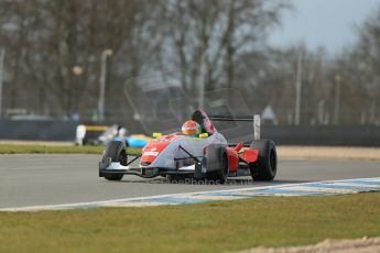 World © Octane Photographic Ltd. 2013 Protyre Formula Renault Championship – Donington Park, Sunday 14th April 2013, Qualifying. Sam MacLeod - Fortec Motorsports. Digital ref : 0633lw1d2848