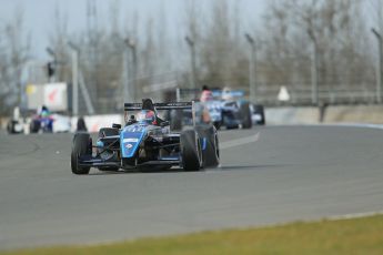 World © Octane Photographic Ltd. 2013 Protyre Formula Renault Championship – Donington Park, Sunday 14th April 2013, Qualifying. Edward Brand - MTECH Lite. Digital ref : 0633lw1d3040