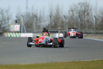 World © Octane Photographic Ltd. 2013 Protyre Formula Renault Championship – Donington Park, Sunday 14th April 2013, Qualifying. Sam MacLeod - Fortec Motorsports. Digital ref : 0633lw1d3100