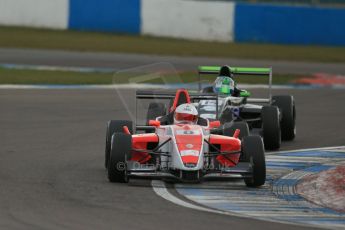 World © Octane Photographic Ltd. 2013 Protyre Formula Renault Championship – Donington Park, Sunday 14th April 2013 - Race 1. Hong Wei Cao - Fortec Motorsports. Digital ref : 0634lw1d3429