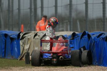 World © Octane Photographic Ltd. 2013 Protyre Formula Renault Championship – Donington Park, Sunday 14th April 2013 - Race 1. Pietro Fittipaldi. Jamun Racing. Digital ref : 0634lw1d3448