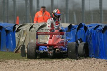 World © Octane Photographic Ltd. 2013 Protyre Formula Renault Championship – Donington Park, Sunday 14th April 2013 - Race 1. Pietro Fittipaldi. Jamun Racing. Digital ref : 0634lw1d3452