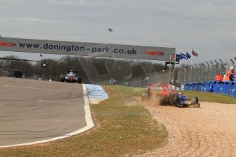 World © Octane Photographic Ltd. 2013 Protyre Formula Renault Championship – Donington Park, Sunday 14th April 2013 - Race 1. Pietro Fittipaldi. Jamun Racing. Digital ref : 0634lw7d5292