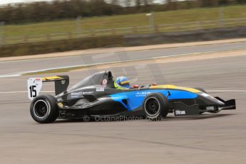 World © Octane Photographic Ltd. 2013 Protyre Formula Renault Championship – Donington Park, Sunday 14th April 2013 - Race 1. Matteo Ferrer - MGR Motorsport. Digital ref : 0634lw7d5315