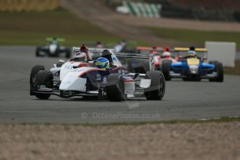 World © Octane Photographic Ltd. 2013 Protyre Formula Renault Championship – Donington Park, Sunday 14th April 2013 - Race 2. Matias Galetto - MTECH Lite. Digital ref : 0635lw1d3640