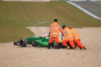 World © Octane Photographic Ltd. 2013 Protyre Formula Renault Championship – Donington Park, Sunday 14th April 2013 - Race 2. Weiron Tan - Fortec Motorsports, Caterham Academy. Digital ref : 0635lw7d5411