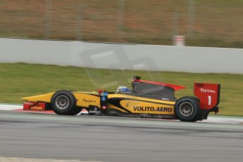 World © Octane Photographic Ltd. GP2 Winter testing, Barcelona, Circuit de Catalunya, 5th March 2013. DAMS – Marcus Ericsson. Digital Ref: 0585cb7d1106