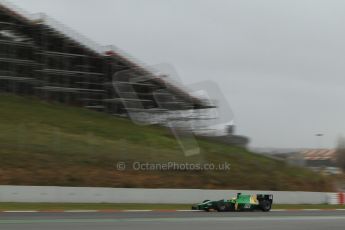 World © Octane Photographic Ltd. GP2 Winter testing, Barcelona, Circuit de Catalunya, 5th March 2013. Caterham Racing – Sergio Canamasas. Digital Ref: 0585cb7d1345