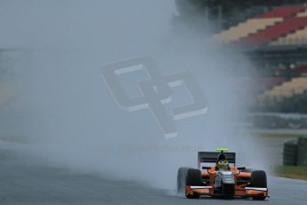 World © Octane Photographic Ltd. GP2 Winter testing, Barcelona, Circuit de Catalunya, 5th March 2013. MP Motorsport – Daniel de Jong. Digital Ref: 0585lw1d1307