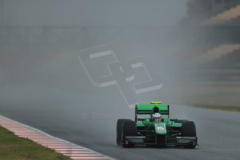 World © Octane Photographic Ltd. GP2 Winter testing, Barcelona, Circuit de Catalunya, 5th March 2013. Caterham Racing – Ma Qing Hua. Digital Ref: 0585lw1d1474