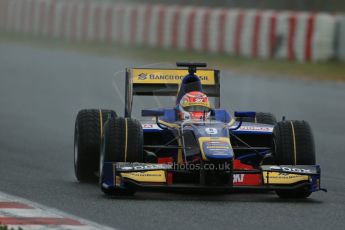 World © Octane Photographic Ltd. GP2 Winter testing, Barcelona, Circuit de Catalunya, 5th March 2013. Carlin – Felipe Nasr. Digital Ref: 0585lw1d1500