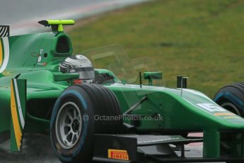 World © Octane Photographic Ltd. GP2 Winter testing, Barcelona, Circuit de Catalunya, 5th March 2013. Caterham Racing – Ma Qing Hua. Digital Ref: 0585lw1d1549