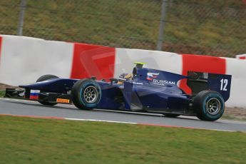 World © Octane Photographic Ltd. GP2 Winter testing, Barcelona, Circuit de Catalunya, 5th March 2013. Russian Time, Dillmann. Digital Ref: 0585lw1d1818