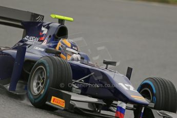 World © Octane Photographic Ltd. GP2 Winter testing, Circuit de Catalunya, 5th March 2013. Russian Time, Tom Dillmann. Digital Ref: 0585lw1d1832