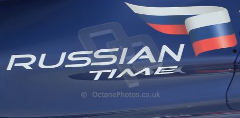 World © Octane Photographic Ltd. GP2 Winter testing, Barcelona, Circuit de Catalunya, 5th March 2013. RUSSIAN TIME logo. Digital Ref: 0585lw1d1840