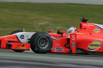 World © Octane Photographic Ltd. GP2 Winter testing, Barcelona, Circuit de Catalunya, 5th March 2013. Arden – Johnny Cecotto. Digital Ref: 0585lw1d1871