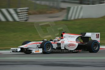 World © Octane Photographic Ltd. GP2 Winter testing, Barcelona, Circuit de Catalunya, 5th March 2013. Rapax – Stefano Coletti. Digital Ref:  0585lw1d1880